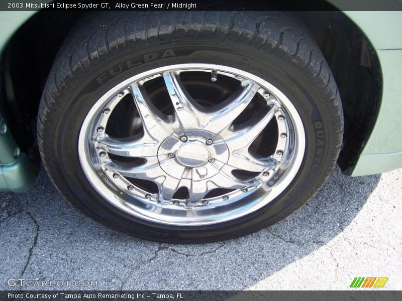 Alloy Green Pearl / Midnight 2003 Mitsubishi Eclipse Spyder GT