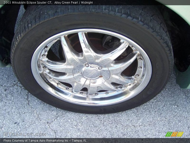 Alloy Green Pearl / Midnight 2003 Mitsubishi Eclipse Spyder GT