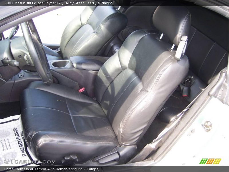Alloy Green Pearl / Midnight 2003 Mitsubishi Eclipse Spyder GT