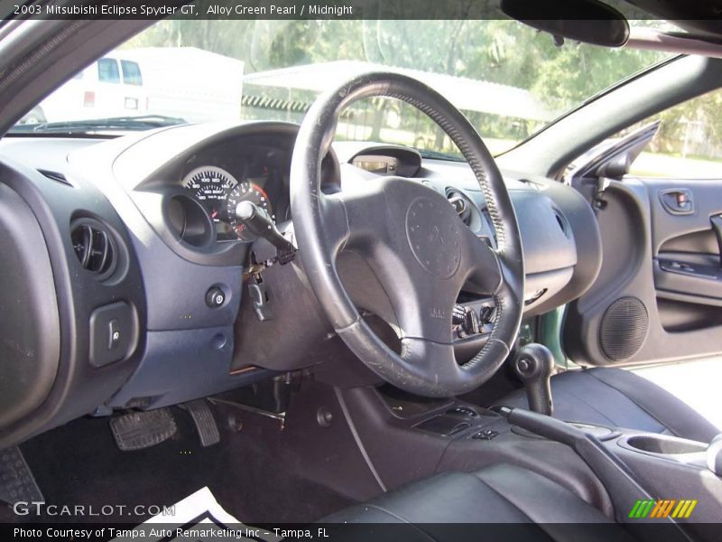Alloy Green Pearl / Midnight 2003 Mitsubishi Eclipse Spyder GT