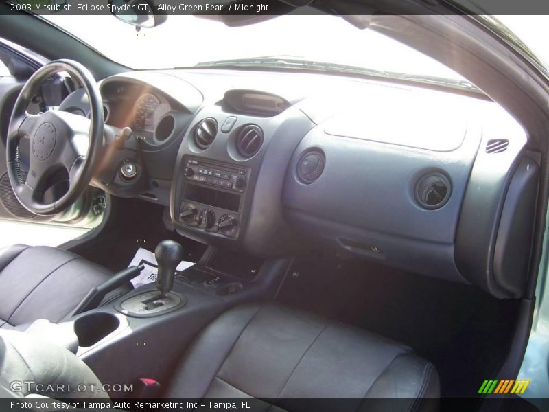 Alloy Green Pearl / Midnight 2003 Mitsubishi Eclipse Spyder GT