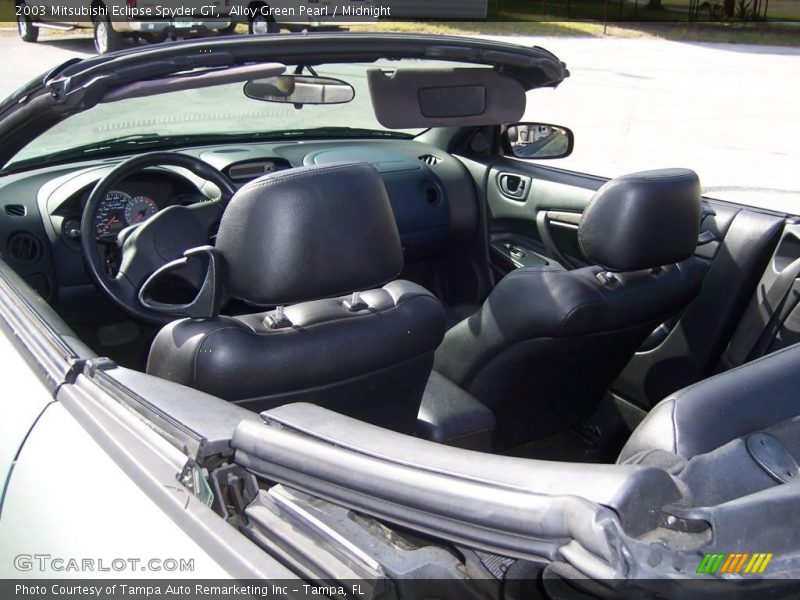 Alloy Green Pearl / Midnight 2003 Mitsubishi Eclipse Spyder GT