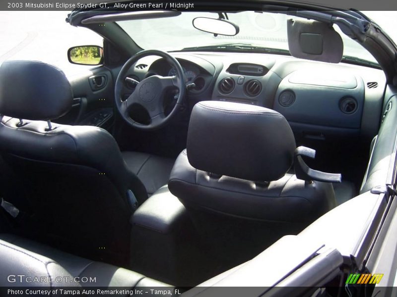Alloy Green Pearl / Midnight 2003 Mitsubishi Eclipse Spyder GT