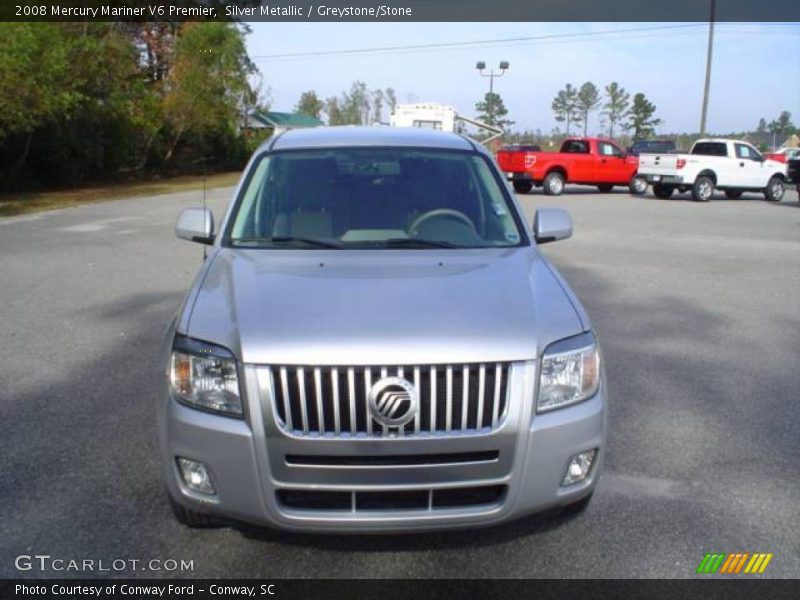 Silver Metallic / Greystone/Stone 2008 Mercury Mariner V6 Premier