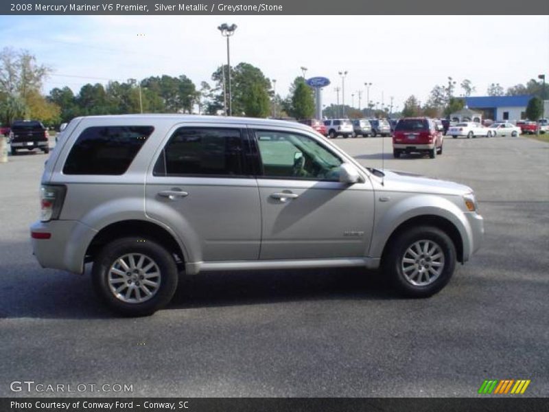 Silver Metallic / Greystone/Stone 2008 Mercury Mariner V6 Premier