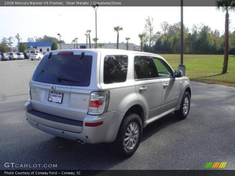 Silver Metallic / Greystone/Stone 2008 Mercury Mariner V6 Premier