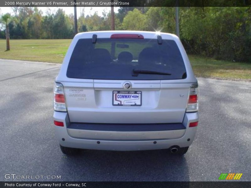 Silver Metallic / Greystone/Stone 2008 Mercury Mariner V6 Premier