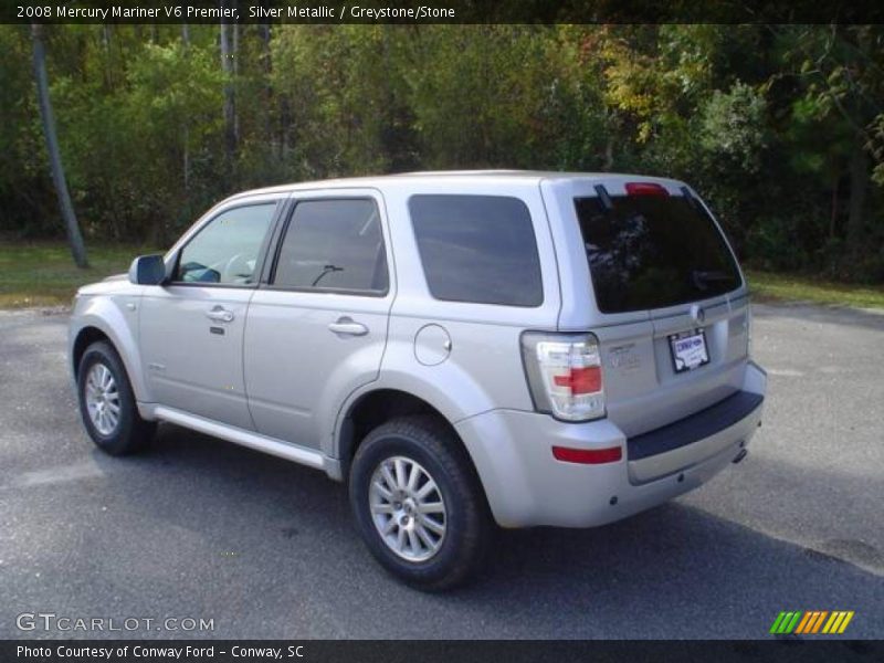 Silver Metallic / Greystone/Stone 2008 Mercury Mariner V6 Premier