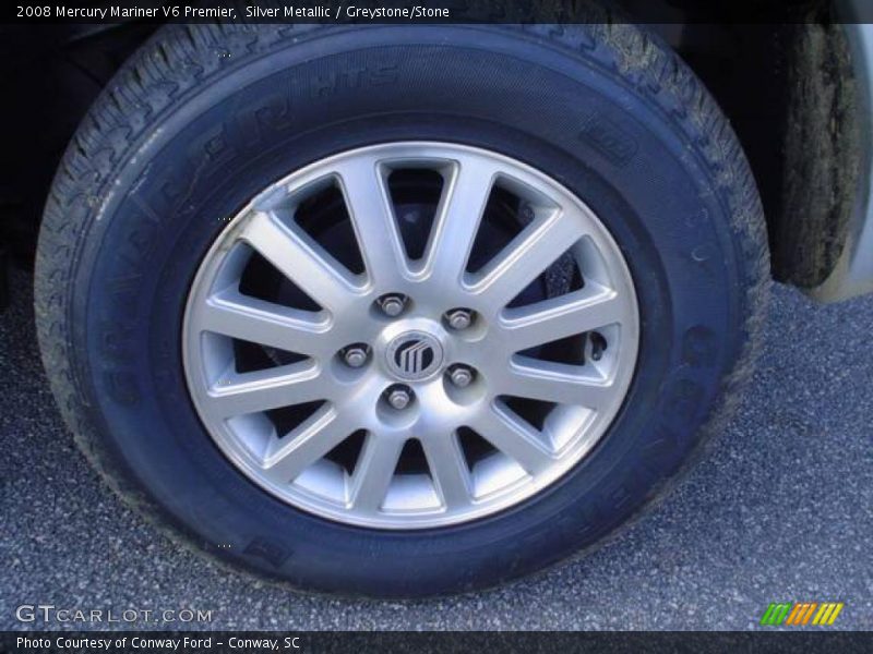 Silver Metallic / Greystone/Stone 2008 Mercury Mariner V6 Premier