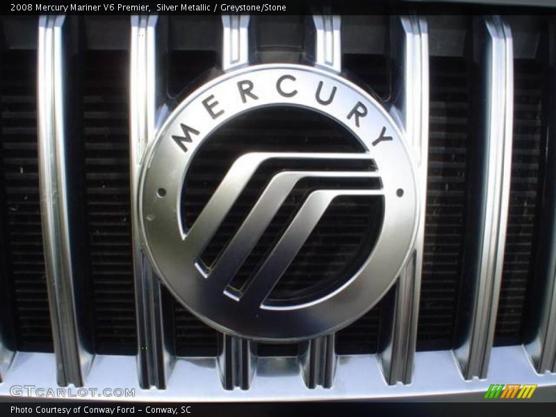 Silver Metallic / Greystone/Stone 2008 Mercury Mariner V6 Premier