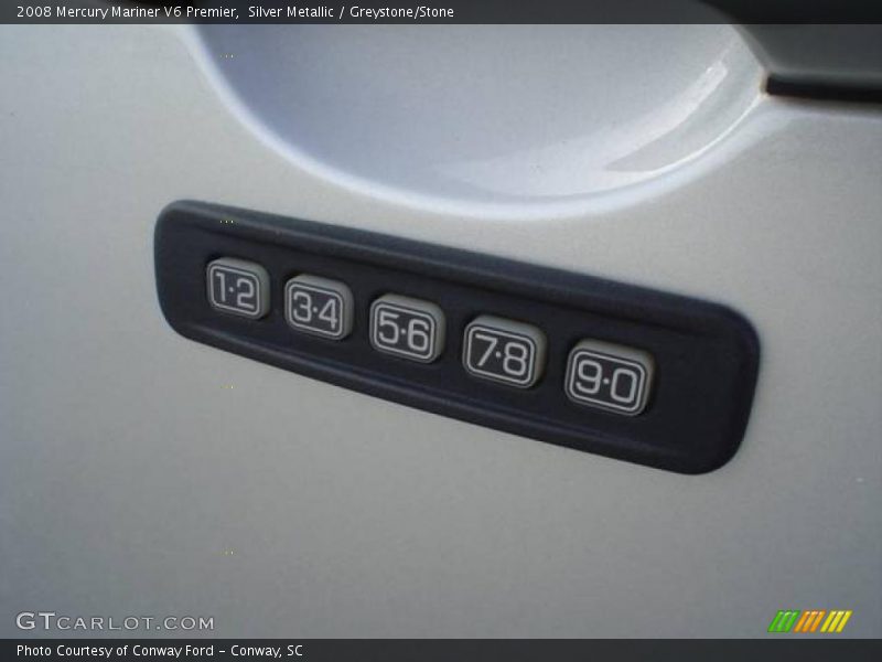 Silver Metallic / Greystone/Stone 2008 Mercury Mariner V6 Premier