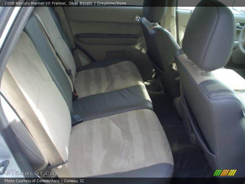 Silver Metallic / Greystone/Stone 2008 Mercury Mariner V6 Premier