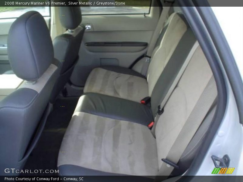 Silver Metallic / Greystone/Stone 2008 Mercury Mariner V6 Premier