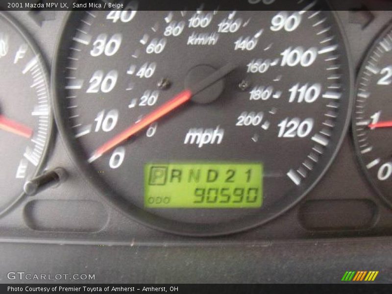 Sand Mica / Beige 2001 Mazda MPV LX