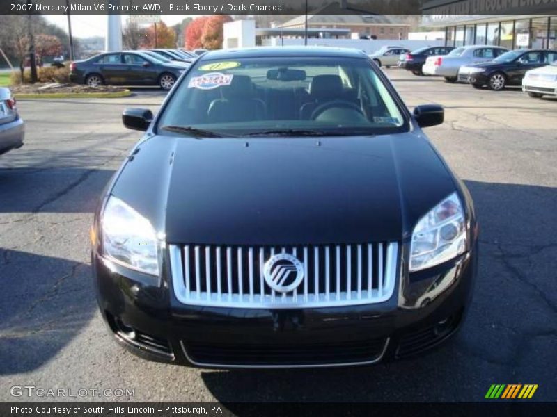 Black Ebony / Dark Charcoal 2007 Mercury Milan V6 Premier AWD