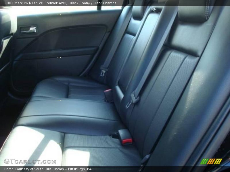 Black Ebony / Dark Charcoal 2007 Mercury Milan V6 Premier AWD