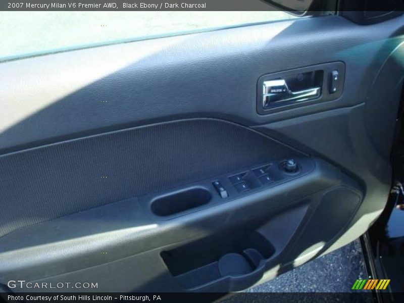 Black Ebony / Dark Charcoal 2007 Mercury Milan V6 Premier AWD