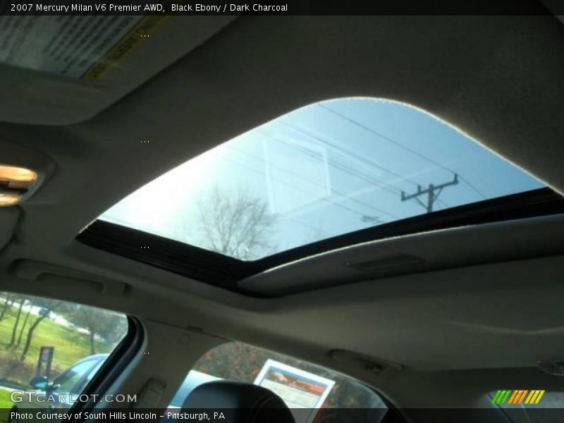 Black Ebony / Dark Charcoal 2007 Mercury Milan V6 Premier AWD