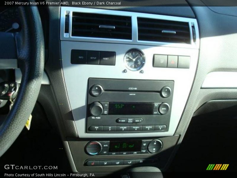 Black Ebony / Dark Charcoal 2007 Mercury Milan V6 Premier AWD