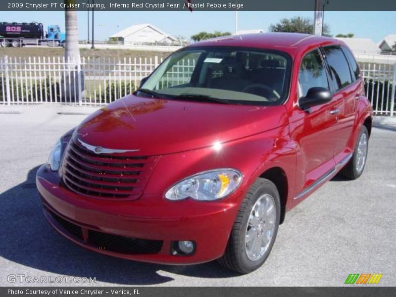 Inferno Red Crystal Pearl / Pastel Pebble Beige 2009 Chrysler PT Cruiser Touring