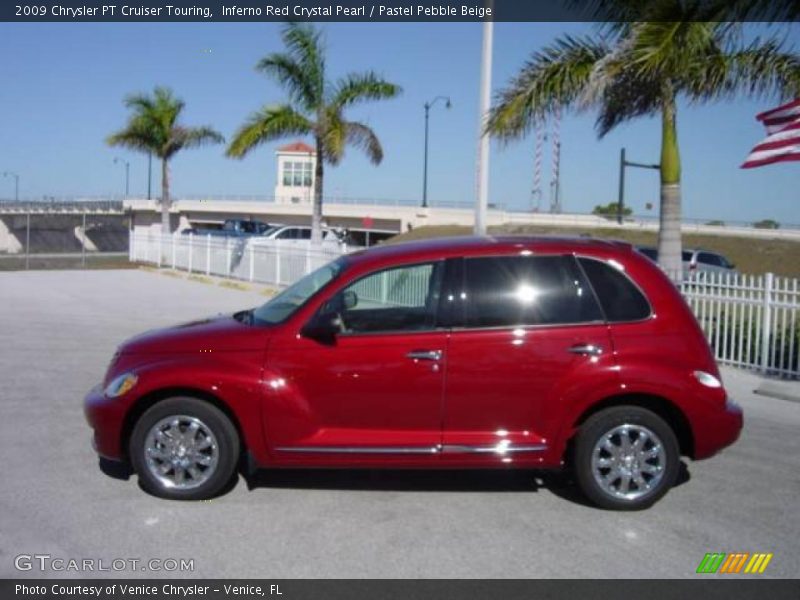 Inferno Red Crystal Pearl / Pastel Pebble Beige 2009 Chrysler PT Cruiser Touring