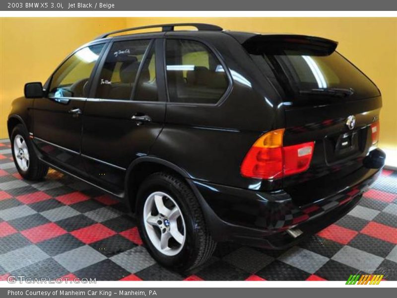 Jet Black / Beige 2003 BMW X5 3.0i