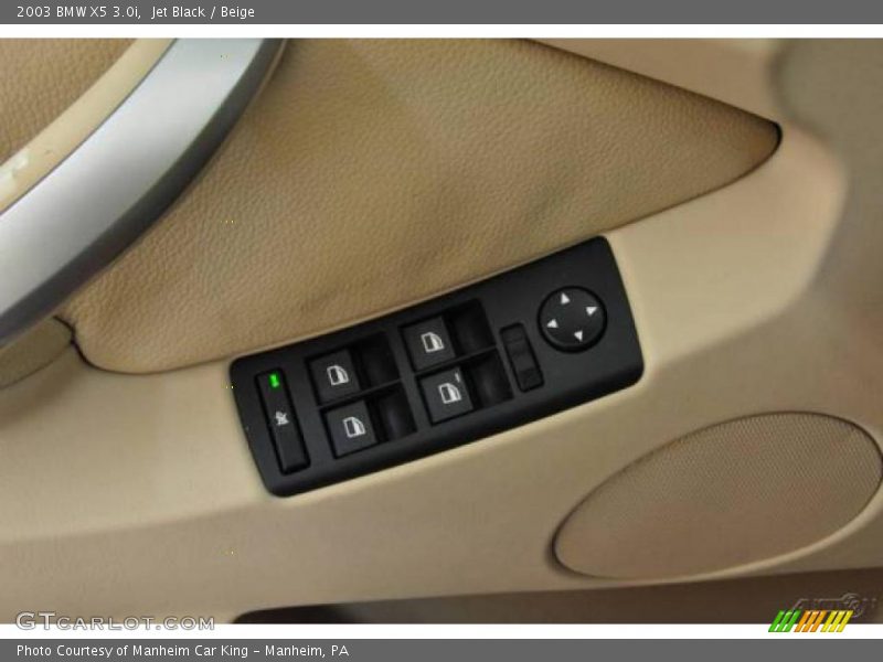 Jet Black / Beige 2003 BMW X5 3.0i