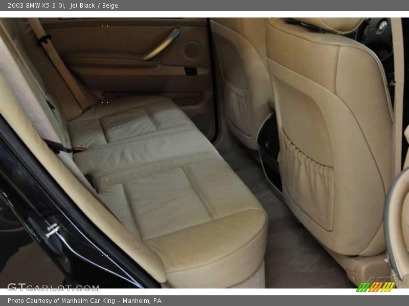 Jet Black / Beige 2003 BMW X5 3.0i
