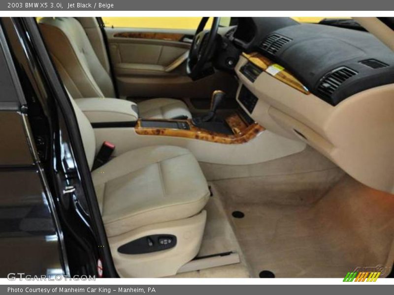 Jet Black / Beige 2003 BMW X5 3.0i