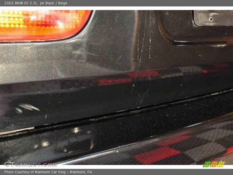 Jet Black / Beige 2003 BMW X5 3.0i