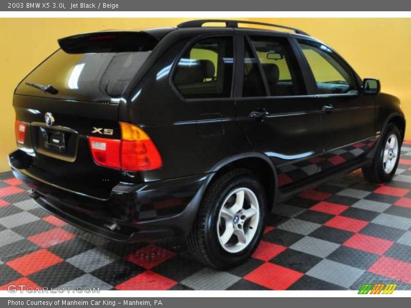 Jet Black / Beige 2003 BMW X5 3.0i