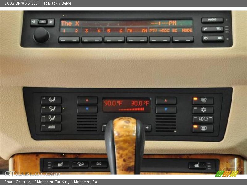 Jet Black / Beige 2003 BMW X5 3.0i