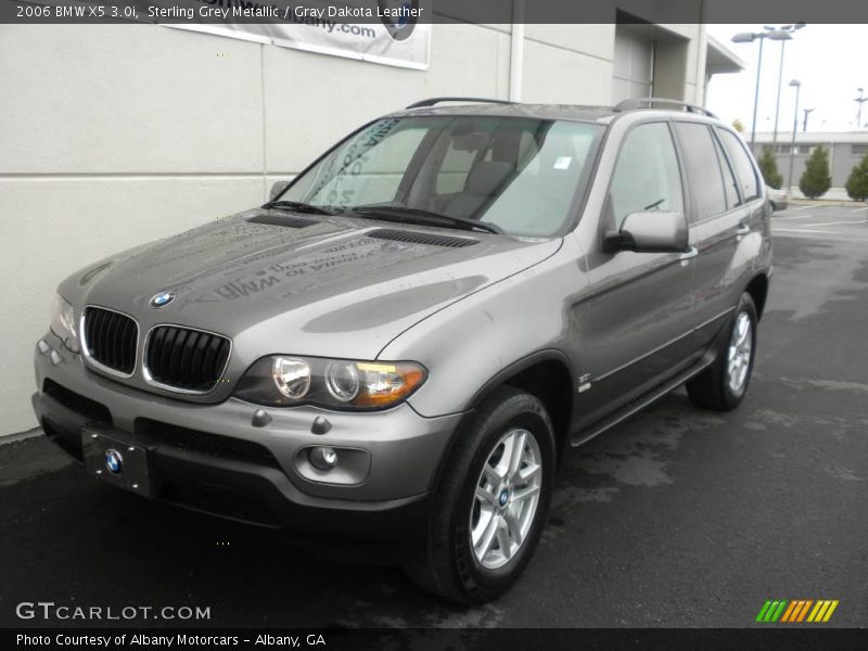 Sterling Grey Metallic / Gray Dakota Leather 2006 BMW X5 3.0i