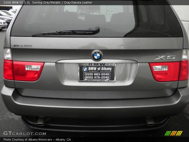 Sterling Grey Metallic / Gray Dakota Leather 2006 BMW X5 3.0i