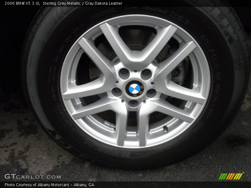 Sterling Grey Metallic / Gray Dakota Leather 2006 BMW X5 3.0i