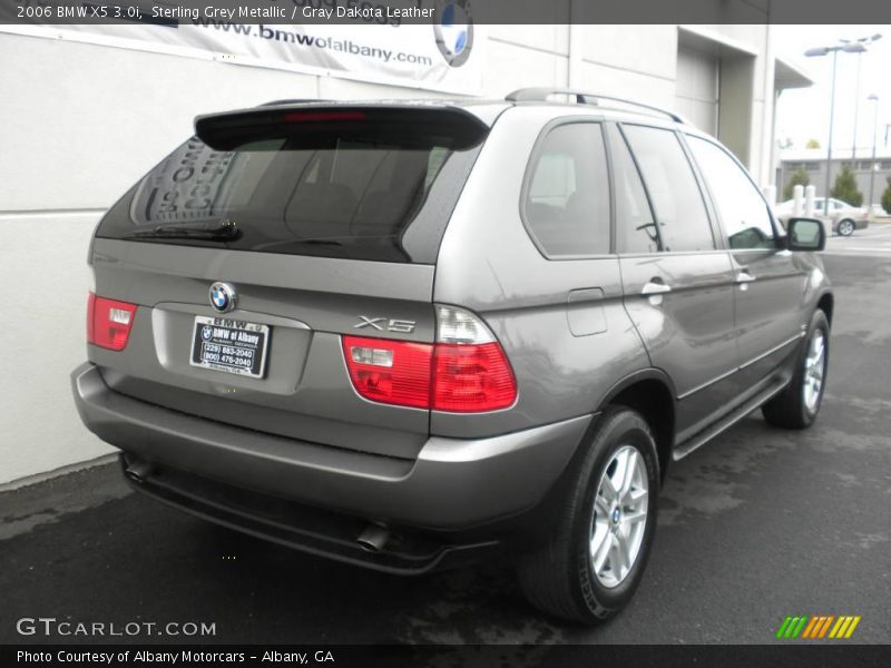 Sterling Grey Metallic / Gray Dakota Leather 2006 BMW X5 3.0i