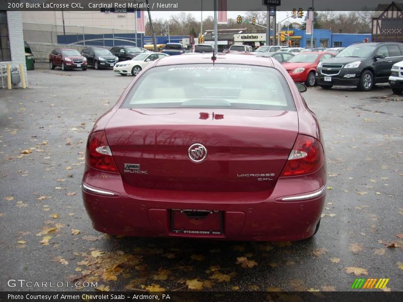 Cardinal Red Metallic / Neutral 2006 Buick LaCrosse CXL
