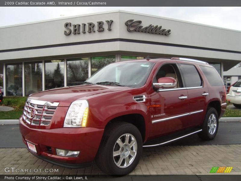 Infrared / Cocoa/Cashmere 2009 Cadillac Escalade AWD