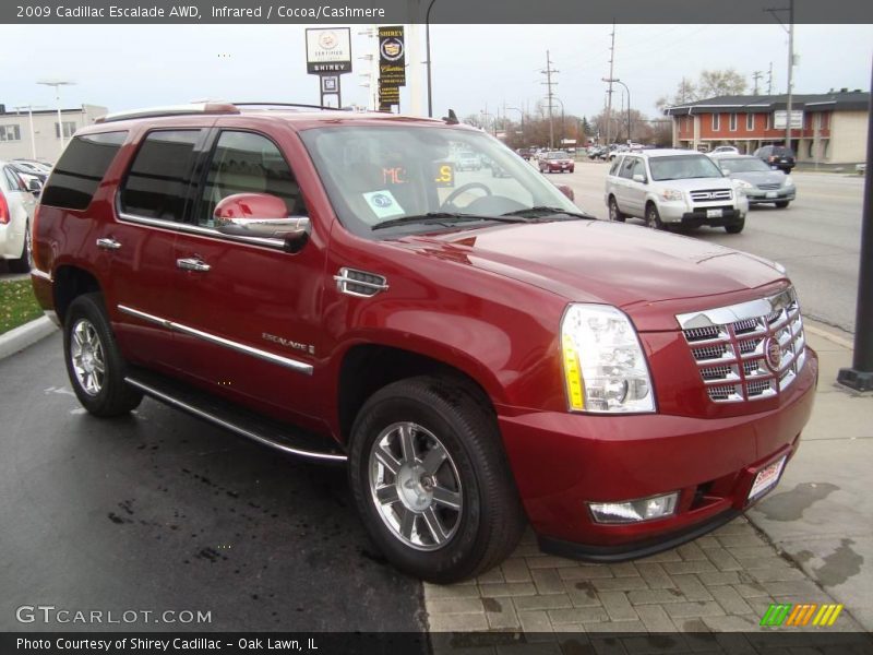 Infrared / Cocoa/Cashmere 2009 Cadillac Escalade AWD
