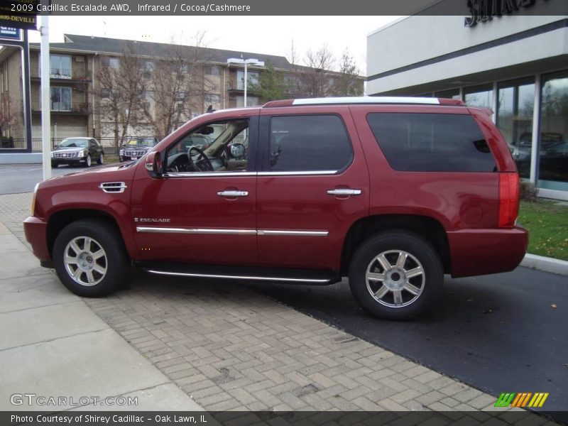 Infrared / Cocoa/Cashmere 2009 Cadillac Escalade AWD