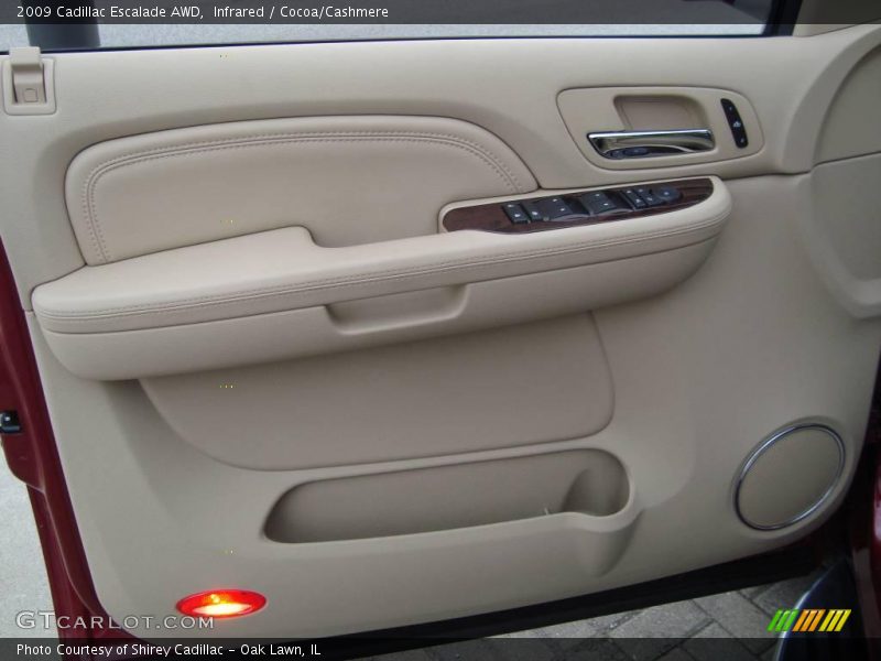 Infrared / Cocoa/Cashmere 2009 Cadillac Escalade AWD