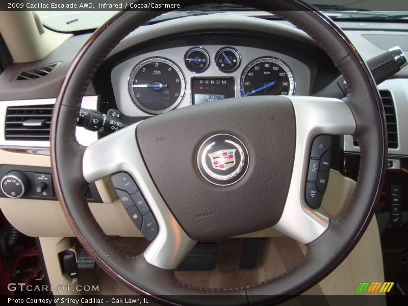 Infrared / Cocoa/Cashmere 2009 Cadillac Escalade AWD