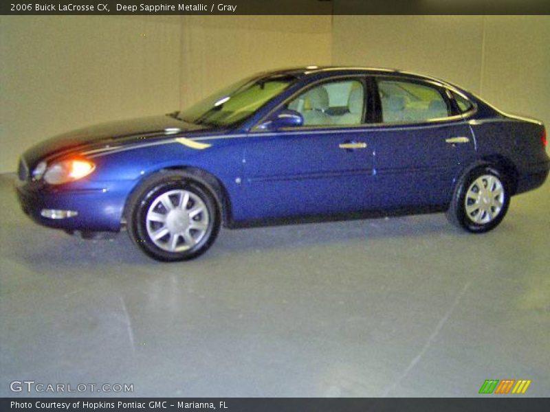 Deep Sapphire Metallic / Gray 2006 Buick LaCrosse CX