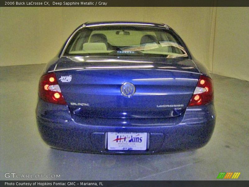 Deep Sapphire Metallic / Gray 2006 Buick LaCrosse CX