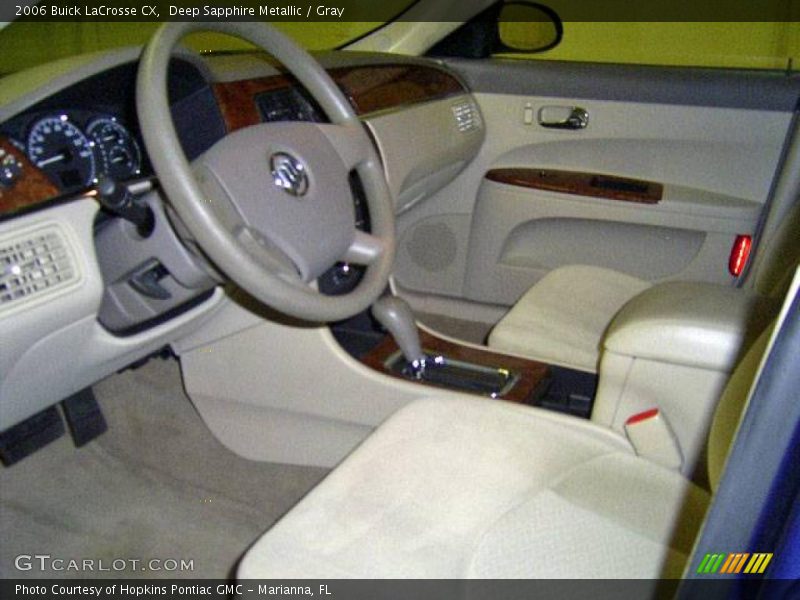 Deep Sapphire Metallic / Gray 2006 Buick LaCrosse CX