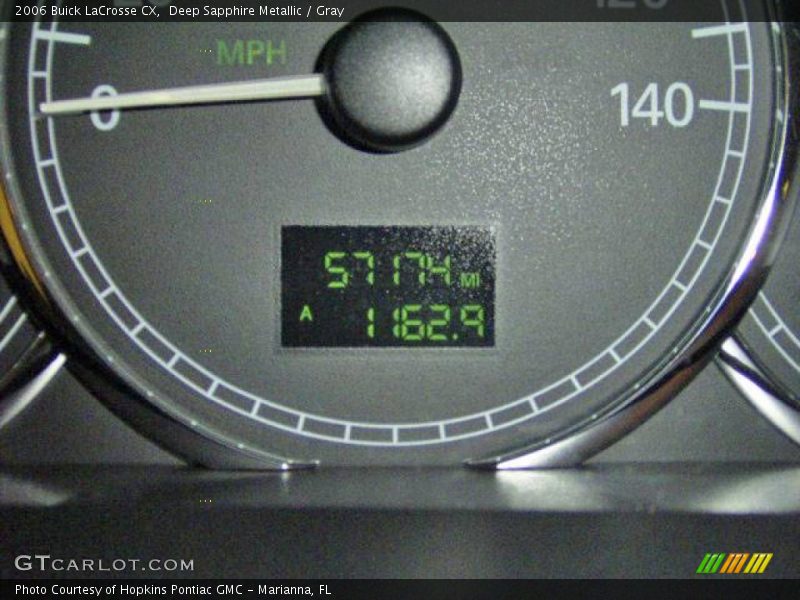 Deep Sapphire Metallic / Gray 2006 Buick LaCrosse CX