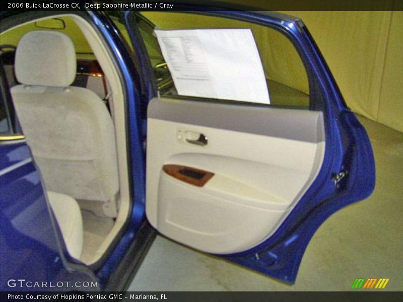 Deep Sapphire Metallic / Gray 2006 Buick LaCrosse CX