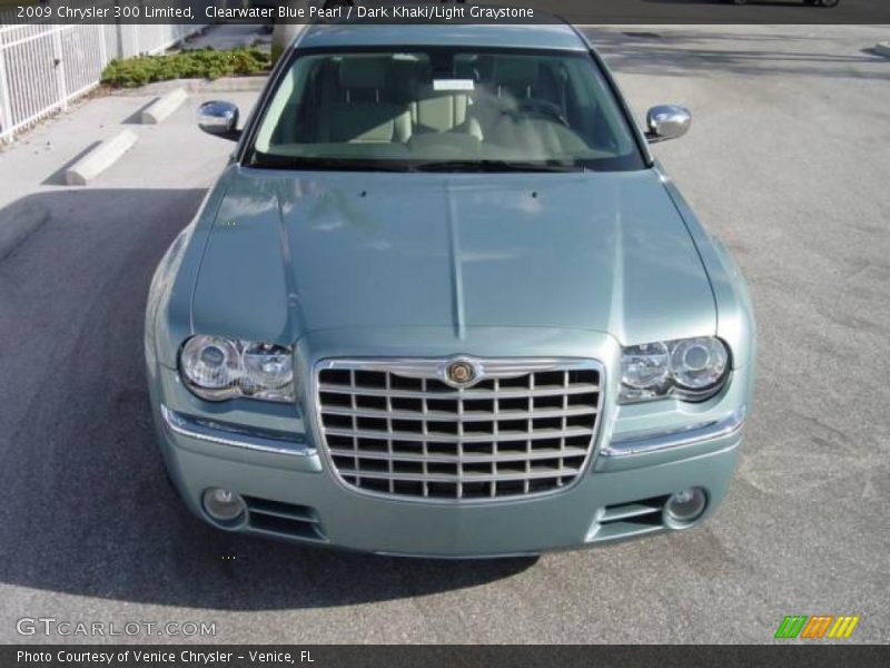 Clearwater Blue Pearl / Dark Khaki/Light Graystone 2009 Chrysler 300 Limited