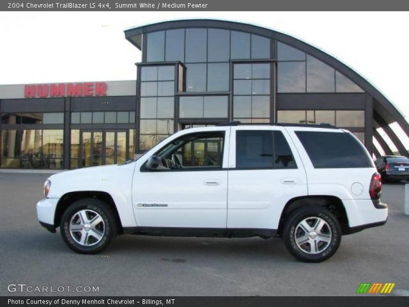 Summit White / Medium Pewter 2004 Chevrolet TrailBlazer LS 4x4