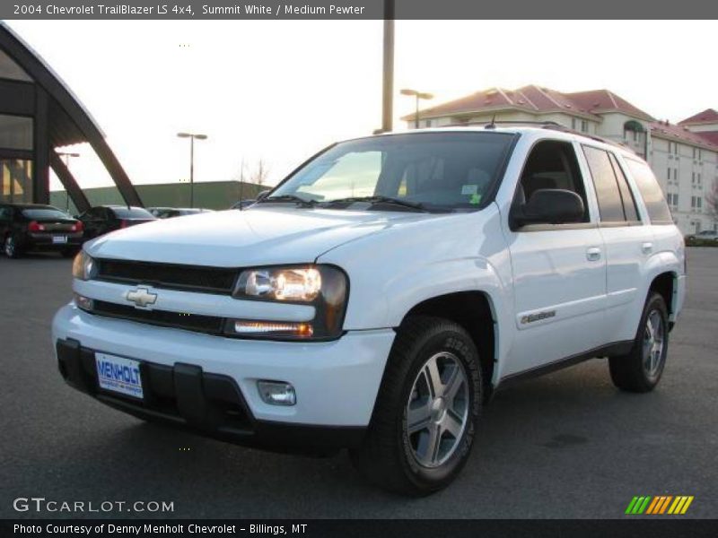 Summit White / Medium Pewter 2004 Chevrolet TrailBlazer LS 4x4